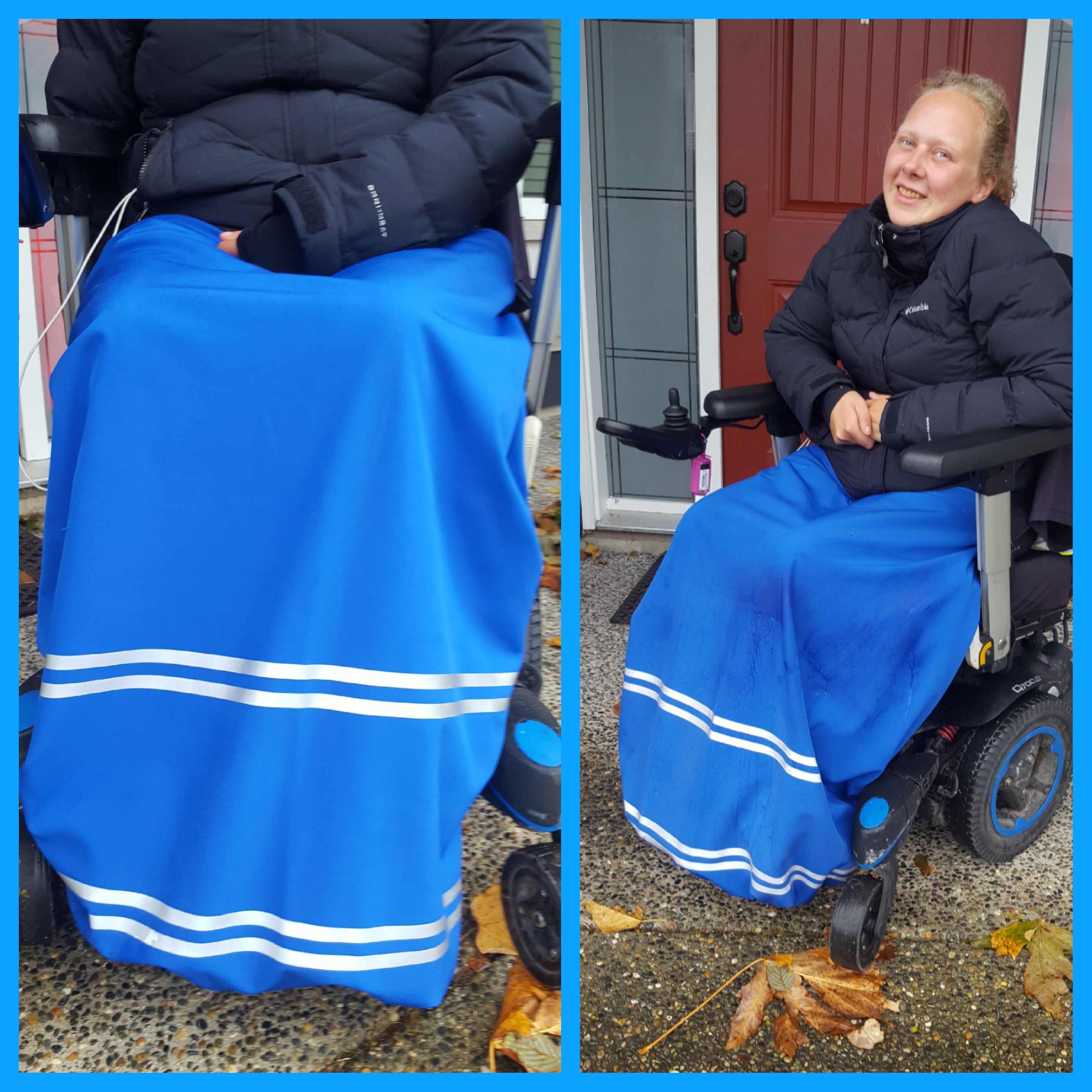 Waterproof Windproof Leg Cover for Wheelchair Use