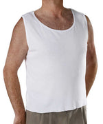 Load image into Gallery viewer, SMA - XXL Snap Open Back Undervest - Mens Adaptive Underwear
