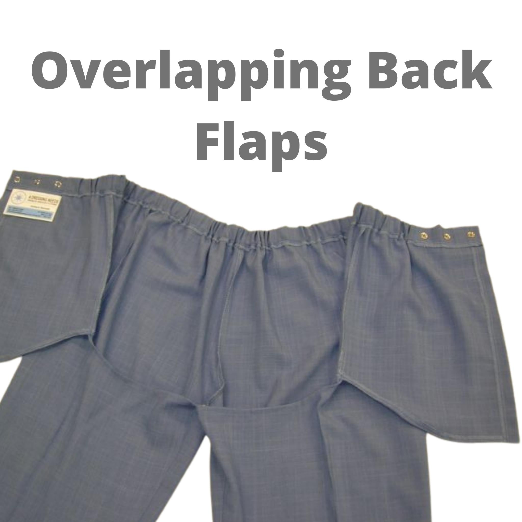 SMA  3XL Adaptive Open Back overlap Wheelchair Users Pant  A DRESSING  NEEDS