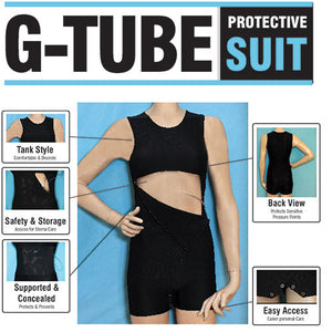 G-tube adaptive clothing - Great for stoma site maintenance, flushes, and G-tube feeding systems